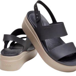 Crocs Women's Brooklyn Low Wedge Sandals